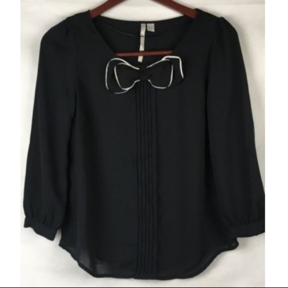 Lauren Conrad Women's Sz XS sheer Blouse